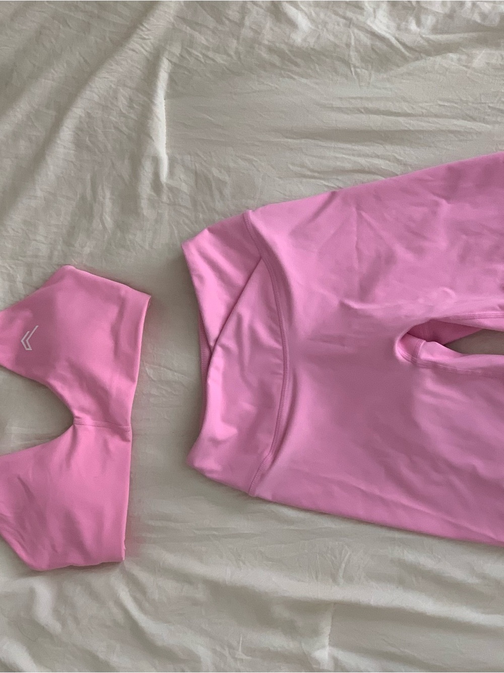 Oner Active Pink Set - Sports Bra & High-Waist Shorts - Picture 2 of 4